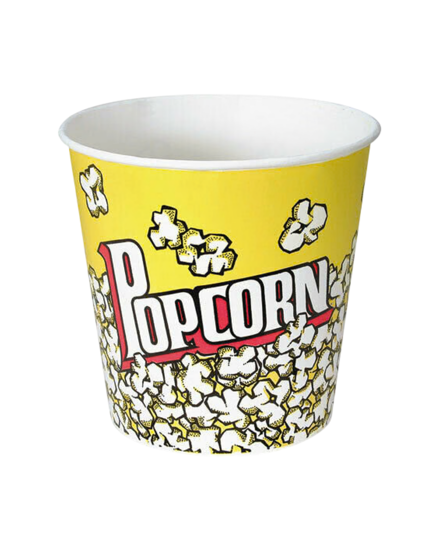 64 oz Yellow Popcorn Paper Cup x 25 pcs