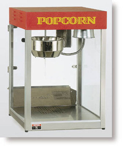 Cretors popcorn machine 12 oz. T-3000 with a stainless steel kettle