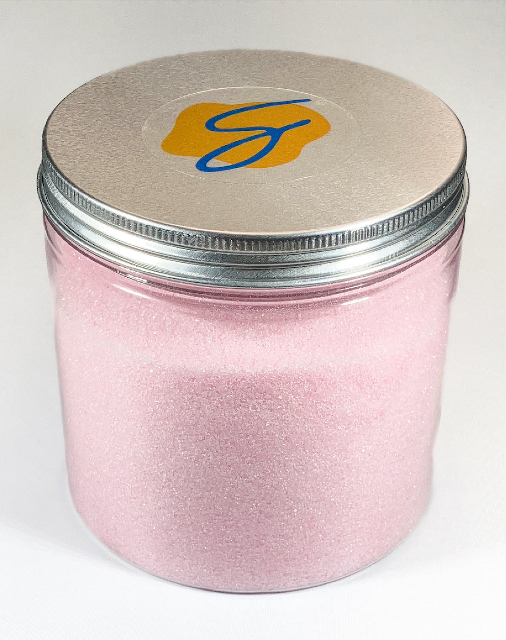 One lb jar of Supreme Cotton Candy Sugar of Pink Strawberry 粉紅士多啤梨/草莓味棉花糖砂糖