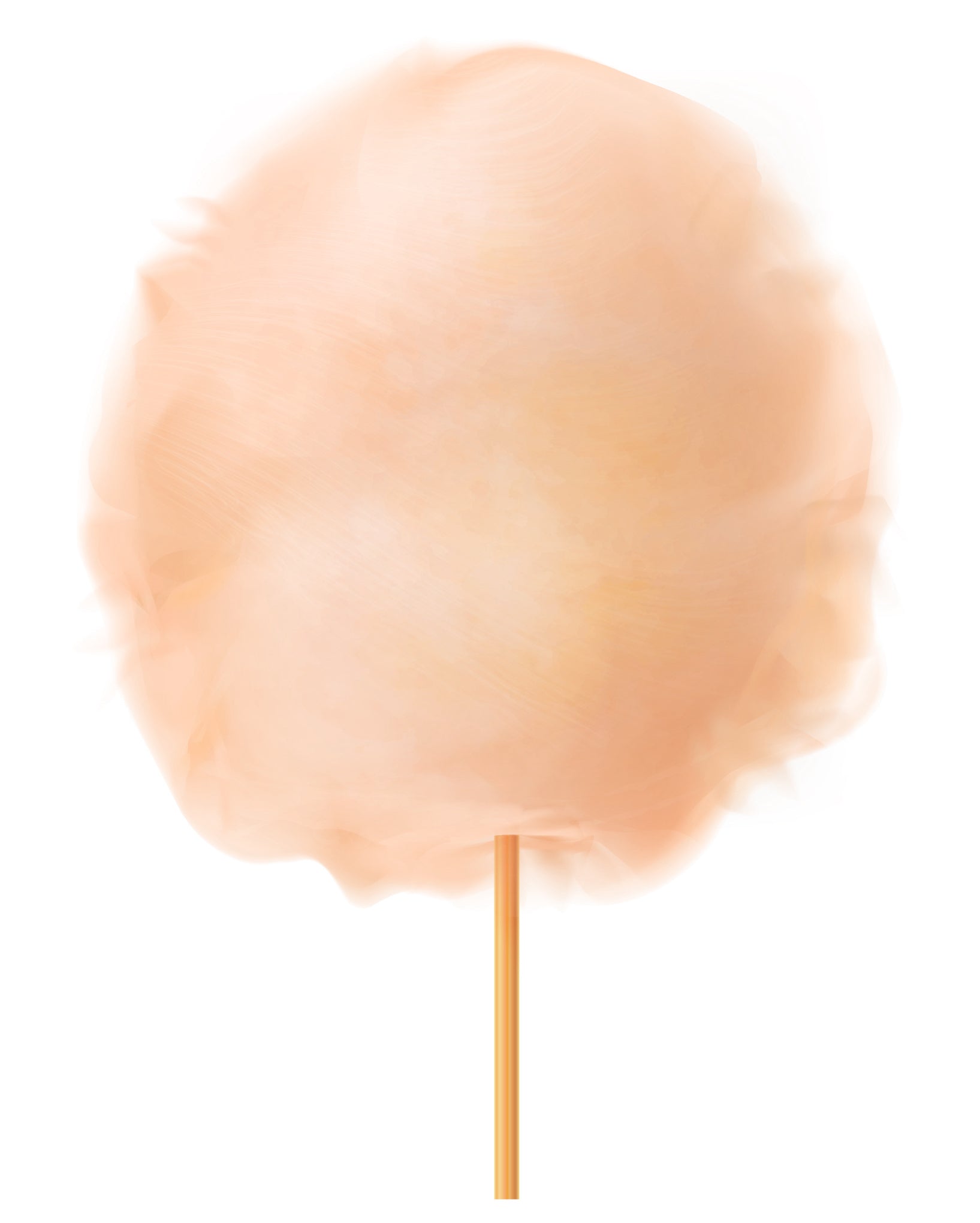 Supreme cotton candy / candy floss sugar (orange flavor)