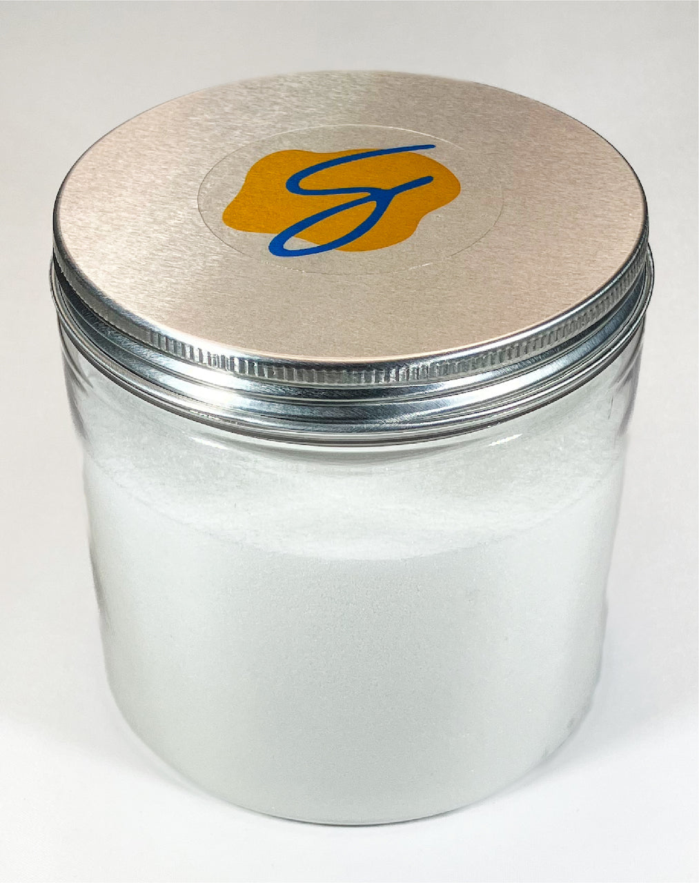 Supreme White Fine Flake Salt Seasoning for making savory, salted popcorn. Less sodium, less cost.