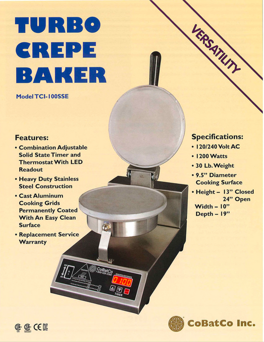 CoBatCo Turbo Crepe Baker