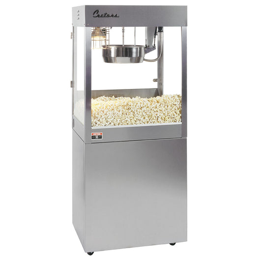 Cretors Econo Merchant popcorn machine with an optional base 