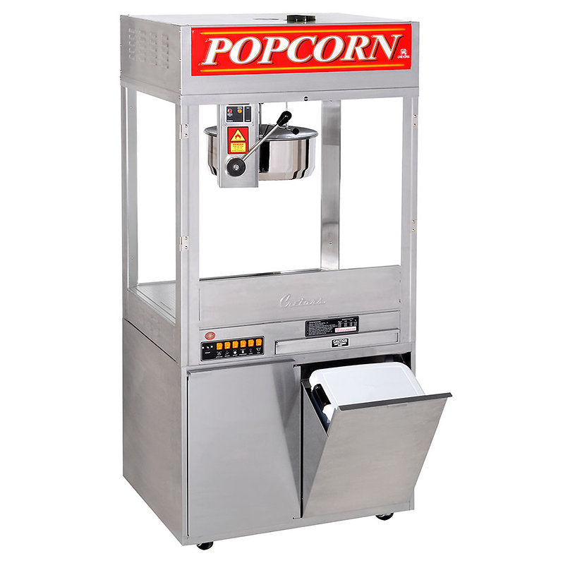 Cretors 32oz. popcorn machine Mach5 Floor Model with a Stainless Steel Kettle