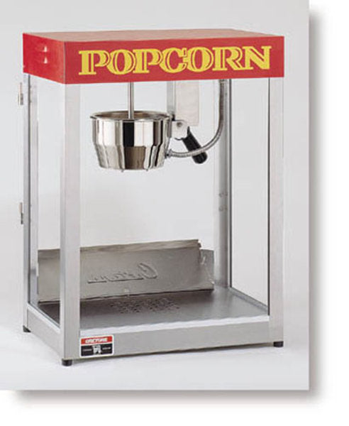 Cretors Popcorn Machine 8 oz. Goldrush with a Stainless Steel 