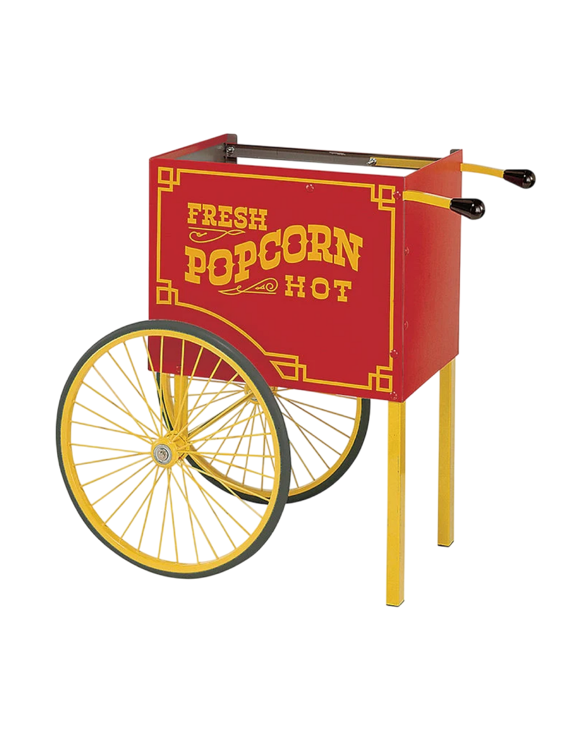 Cretors Antique Red Goldrush Two-Wheel Knock Down Wagon (Unassembled)