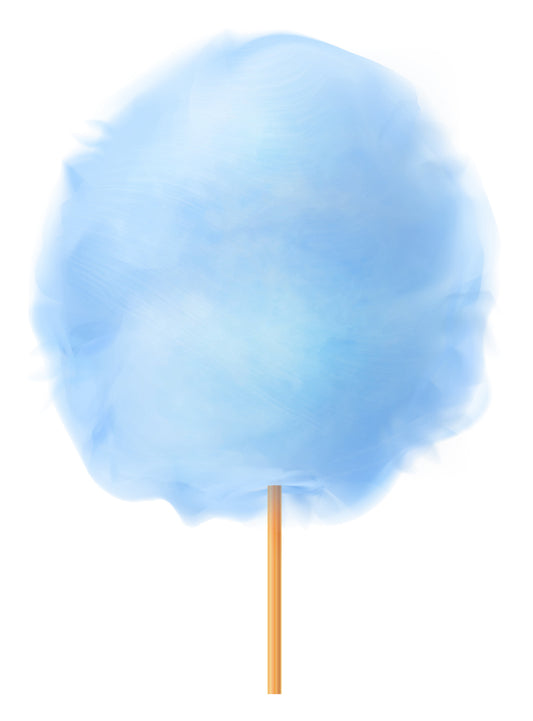 Supreme cotton candy / candy floss sugar (blue raspberry flavor)