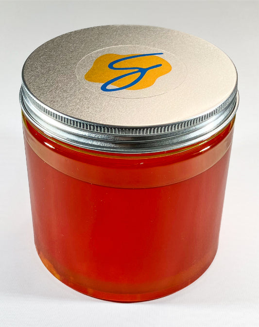 Butter flavored, colored canola oil for making popcorn